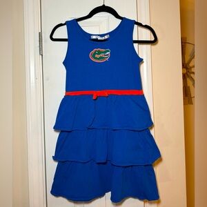 Chicka-D Girls Florida Gators Ruffle Dress- Size 12